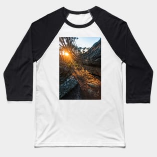 Sunrise on Blackwall Mountain on NSW Central Coast Baseball T-Shirt